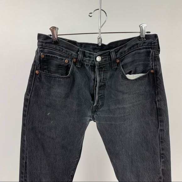 Levi’s Vintage Black Tapered Button Down Jeans 29 - Picture 2 of 12